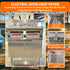 Dual Tank Split Pot Electric Deep Fryers with Oil Filtration System OFE-226