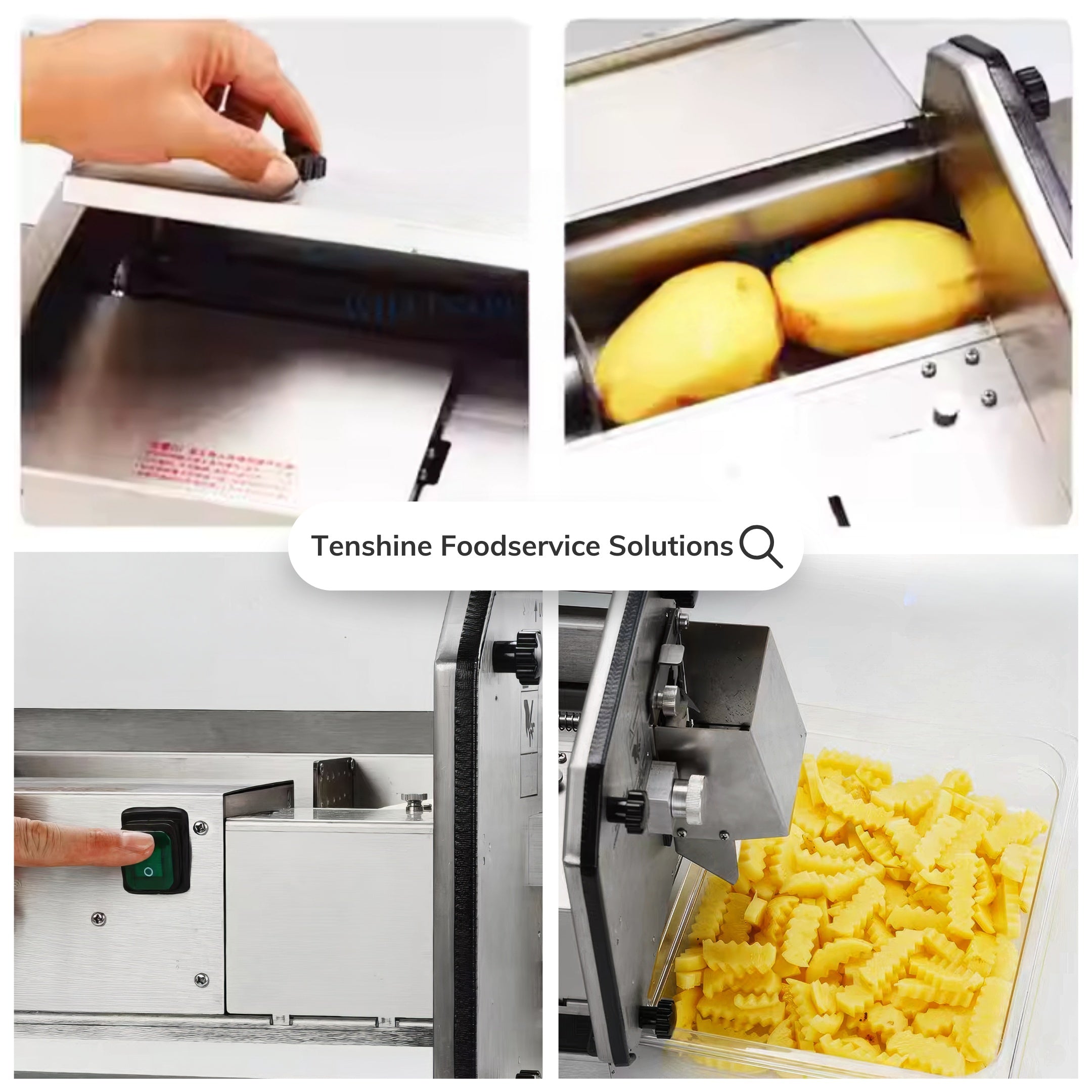 Crinkle-Cut French Fry Cutter TFS-K3