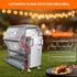 Automatic Gas and Charcoal Rotisserie Chicken Oven for Roasting 48 Butterfly Chickens TFS-48G