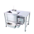 Silent Electric Breading Table for Fried Chicken with Automatic Flour Sifter BT-1E