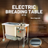 Ultra Slim Silent Electric Breading Table with Automatic Flour Sifter for Fried Chicken BT-2P