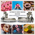 Single Row Auto Doughnut Maker with Intelligent Control Panel 3 Sizes Moulds Auto Donut T-101U