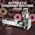 Single Row Auto Doughnut Maker with Intelligent Control Panel 3 Sizes Moulds Auto Donut T-101U